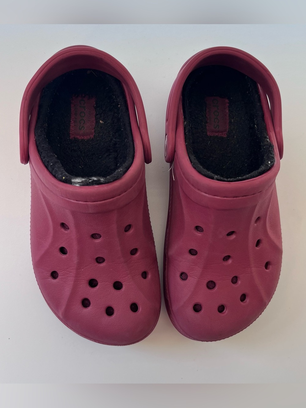 CROCS Unisex lined clogs C 12-13